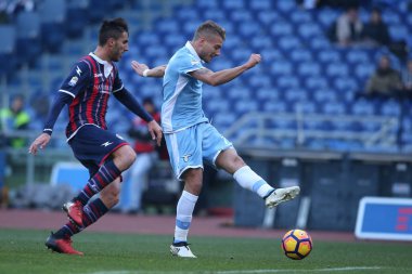 Seria A Ligi karşılaşması SS Lazio Crotone 'a karşı