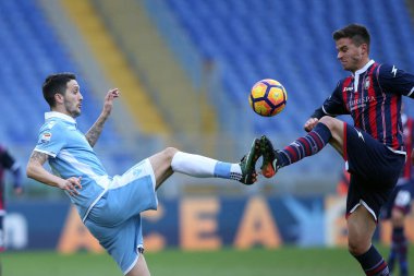 Seria A Ligi karşılaşması SS Lazio Crotone 'a karşı