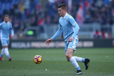 Seria A Ligi karşılaşması SS Lazio Crotone 'a karşı