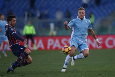 Seria A Ligi karşılaşması SS Lazio Crotone 'a karşı