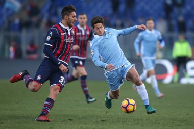 Seria A Ligi karşılaşması SS Lazio Crotone 'a karşı