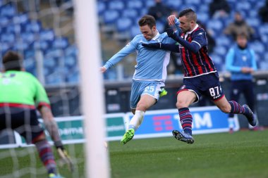 Seria A Ligi karşılaşması SS Lazio Crotone 'a karşı