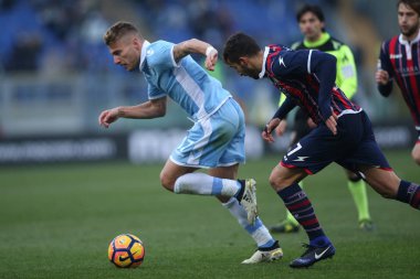Seria A Ligi karşılaşması SS Lazio Crotone 'a karşı