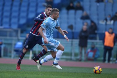 Seria A Ligi karşılaşması SS Lazio Crotone 'a karşı