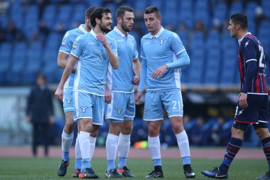 Seria A Ligi karşılaşması SS Lazio Crotone 'a karşı