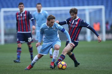 Seria A Ligi karşılaşması SS Lazio Crotone 'a karşı