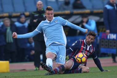 Seria A Ligi karşılaşması SS Lazio Crotone 'a karşı