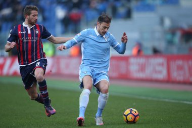 Seria A Ligi karşılaşması SS Lazio Crotone 'a karşı