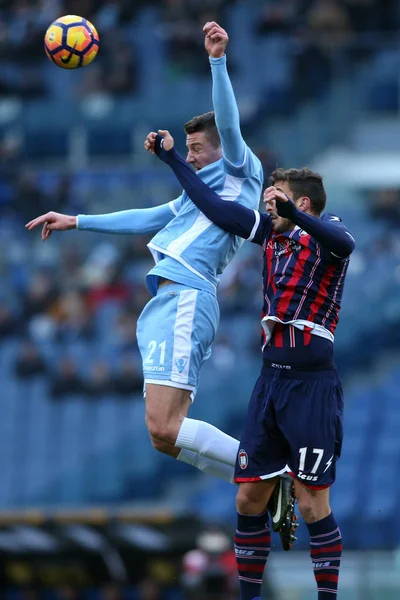 Seria A Ligi karşılaşması SS Lazio Crotone 'a karşı 