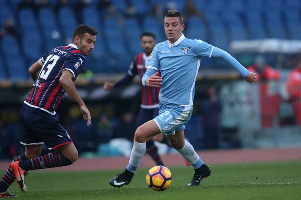 Seria A Ligi karşılaşması SS Lazio Crotone 'a karşı