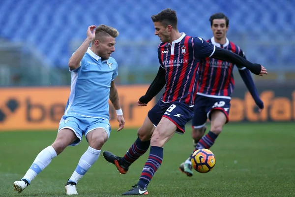 Seria A Ligi karşılaşması SS Lazio Crotone 'a karşı