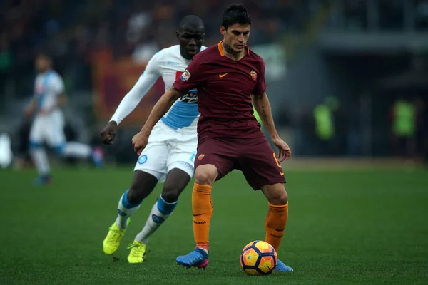 Serie A League match AS Roma vs Napoli — Stock Photo, Image