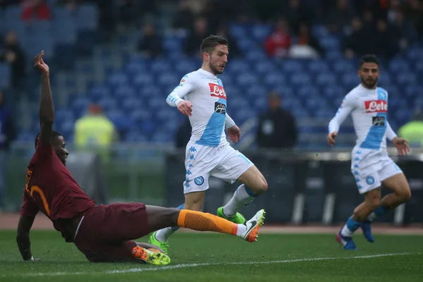 Serie A League match als Roma vs Napoli — Stockfoto