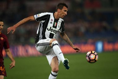 Maç sırasında eylem Mandzukic 