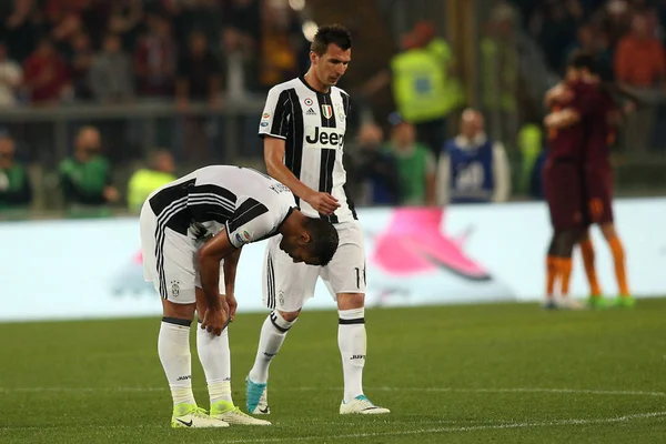 Disappointment of Juventus players — Stock Photo, Image