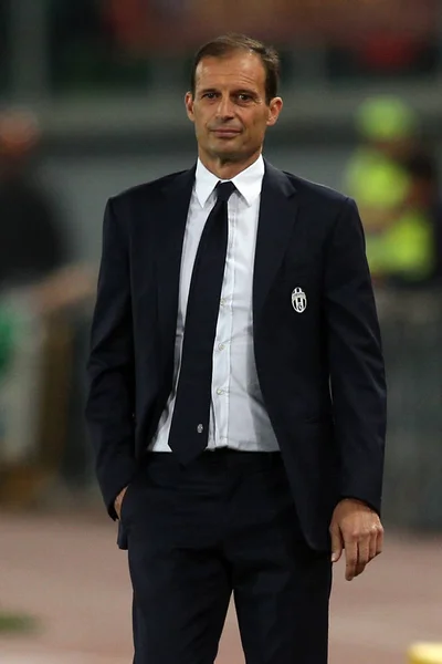 Trener Juventus Massimiliano Allegri — Zdjęcie stockowe