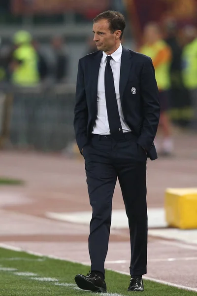 Massimiliano Allegri na Stadio Olimpico — Stock fotografie