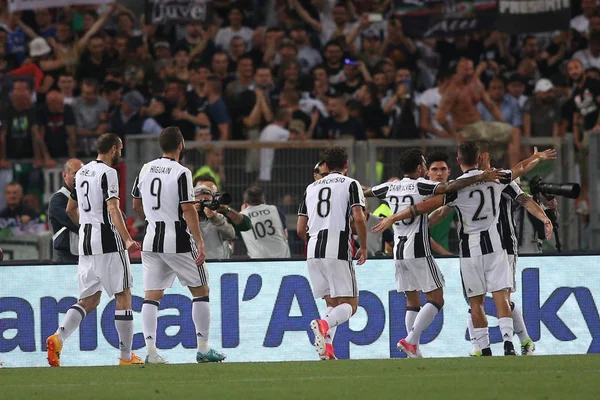 2016-2107 TIM CUP FINAL match F.C. Juventus vs S.s. Lazio  May 1 — Stock Photo, Image