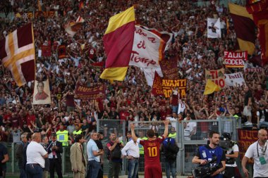 Seria A Ligi maçı Roma vs Cenova - Son maç Francesco Totti