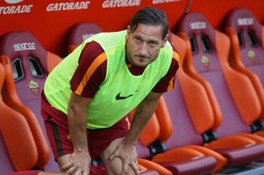 Seria A lig maçı olarak Roma Rakip Genoa - son maç Francesco Tot
