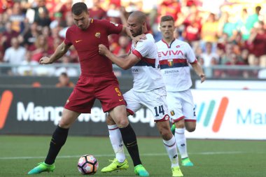Seria A lig maçı olarak Roma Rakip Genoa - son maç Francesco Tot