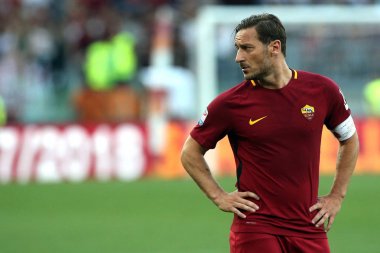 Seria A lig maçı olarak Roma Rakip Genoa - son maç Francesco Tot