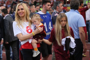 Seria A Ligi maçı Roma vs Cenova - Son maç Francesco Totti