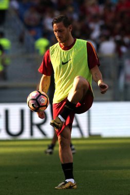 Seria A lig maçı olarak Roma Rakip Genoa - son maç Francesco Tot