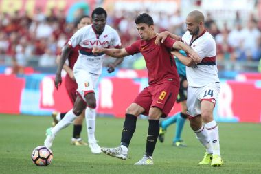 Seria A lig maçı olarak Roma Rakip Genoa - son maç Francesco Tot