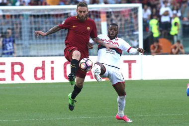 Seria A lig maçı olarak Roma Rakip Genoa - son maç Francesco Tot