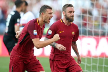 Seria A lig maçı olarak Roma Rakip Genoa - son maç Francesco Tot