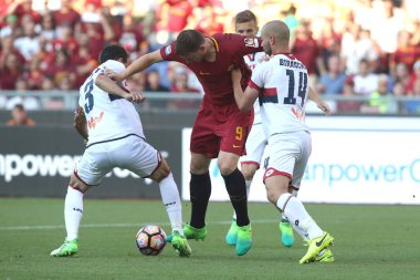 Seria A lig maçı olarak Roma Rakip Genoa - son maç Francesco Tot