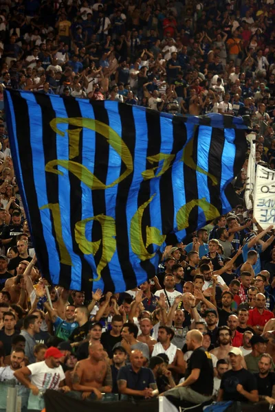Seria A League zápas jako Romové vs Fc Inter — Stock fotografie