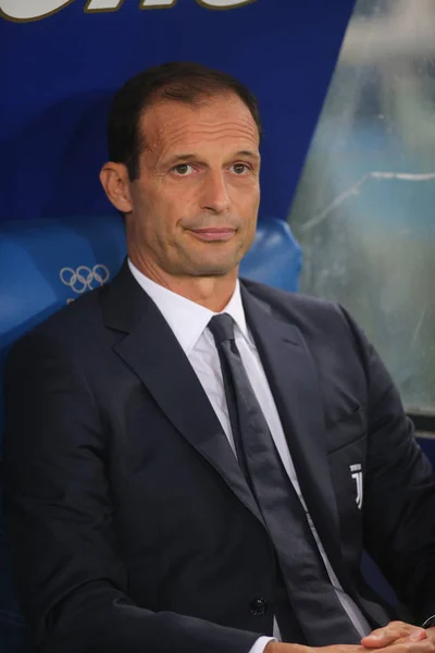 Slutliga Super Cup Tim Juventus mot Lazio — Stockfoto