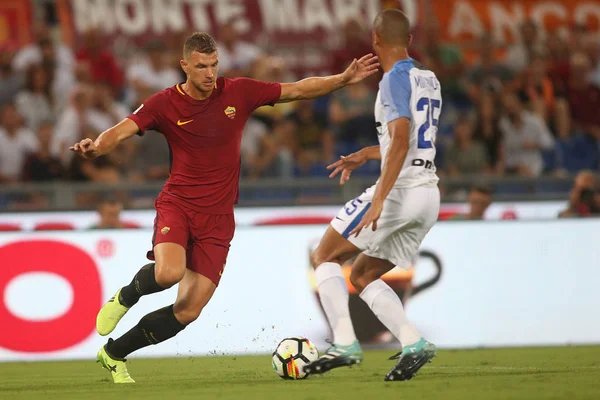 Seria A League corresponder como Roma vs Fc Inter — Fotografia de Stock