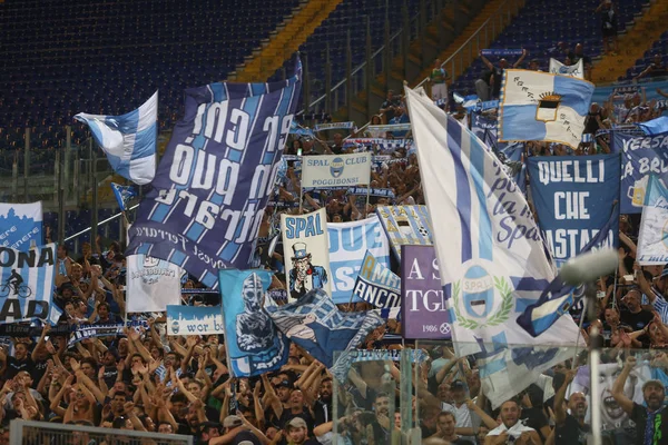 Serie A league - αγώνα μεταξύ της Λάτσιο vs Spal, Ιταλία - 20 Agust — Φωτογραφία Αρχείου