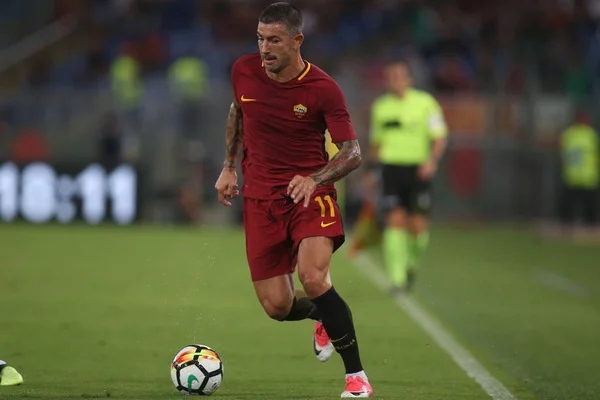 Partido Liga Seria A Como Roma vs FC Inter — Foto de Stock