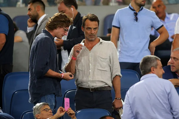 VIP a Triibuna finale Super Coppa Tim Juventus vs Lazio — Foto Stock