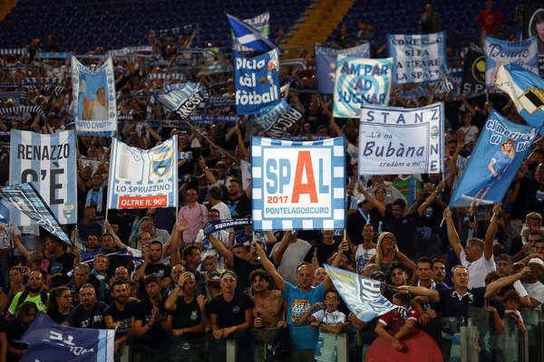 Serie A league - wedstrijd tussen Lazio versus Spal, Italië - 20 Agust — Stockfoto