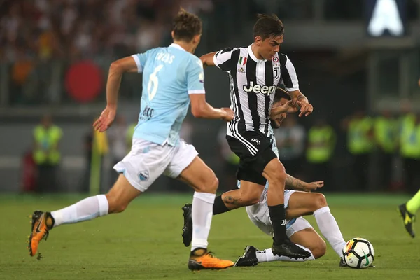 Slutliga Super Cup Tim Juventus mot Lazio — Stockfoto