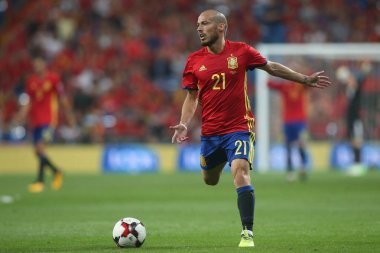 Andreas Iniesta maç sırasında eylem