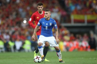Marco Verratti maç sırasında eylem