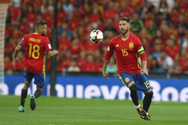 Sergio Ramos maç sırasında eylem