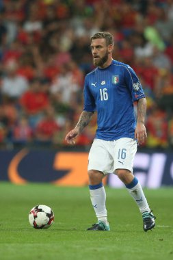 Daniele De Rossi maç sırasında eylem