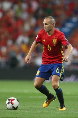 Andreas Iniesta maç sırasında eylem