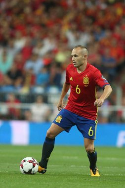 Andreas Iniesta maç sırasında eylem