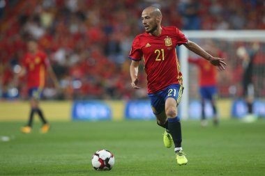 Andreas Iniesta maç sırasında eylem