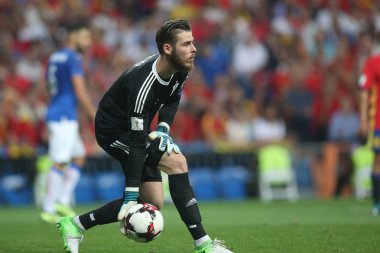 David De Gea maç sırasında eylem