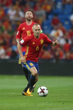 Andreas Iniesta maç sırasında eylem