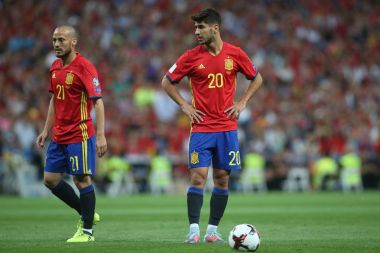 Marco Asensio maç sırasında eylem